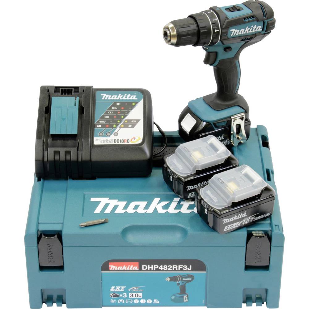 Trapano Avvitatore A Percussione A Batteria A Makita Dhp Rf J Incl