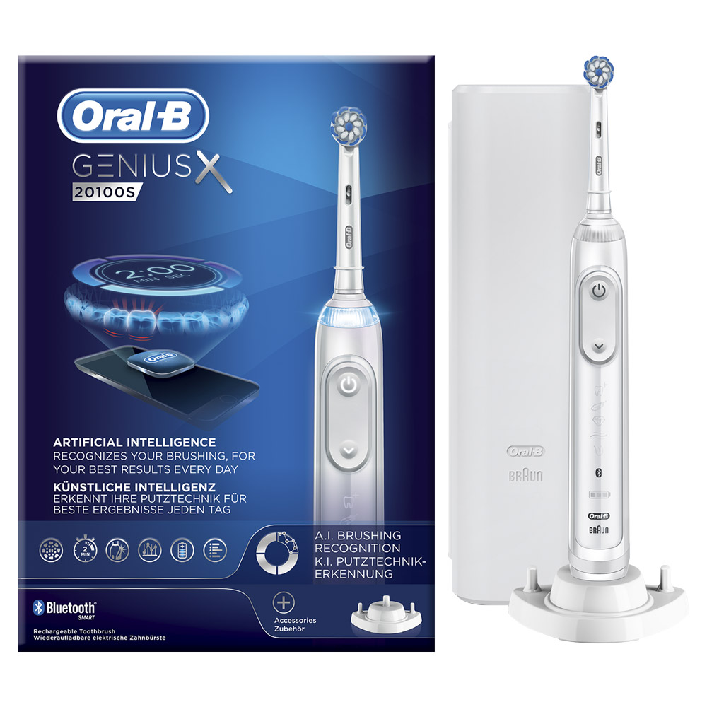 Oral-B(R) Genius X 20100S Spazzolino Elettrico Bianco - Prezzi E ...